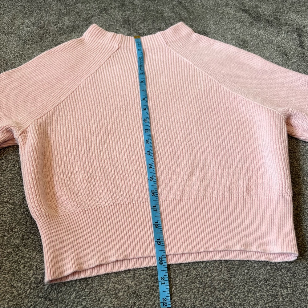 free people too good pullover sweater light pink - Picture 9 of 11